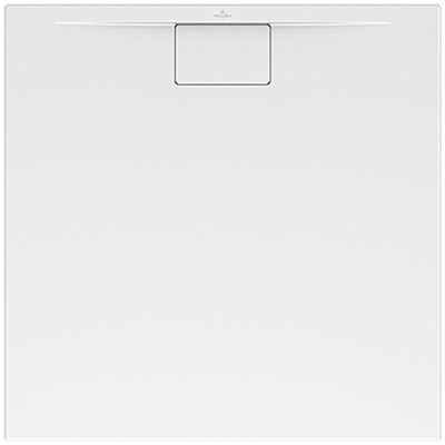 Villeroy & Boch Architectura douchebak 80x80x1.5cm metalrim grijs