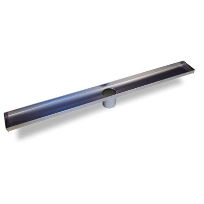 Aco Showerdrain c douchegoot 78,5x7cm 1,8cm hoog met vloerflens rvs