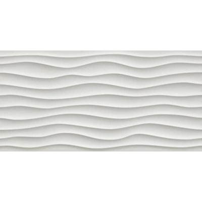 Atlas concorde 3d wall decortegel dune 40x80cm doos a 4 stuks white