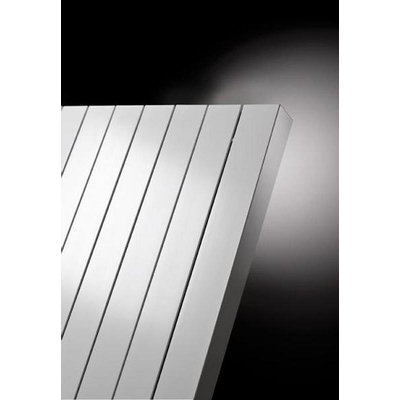 Vasco Zaros V75 designradiator aluminium verticaal 1600x450mm 1377W aansluiting 0066 wit structuur (S600)