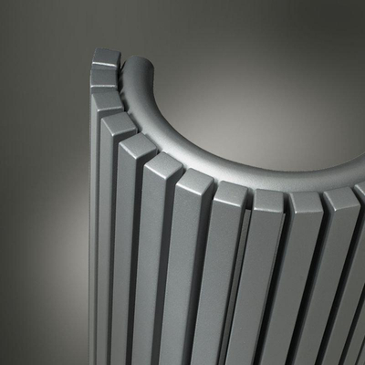 Vasco Carre Halfrond CR O designradiator halfrond verticaal 350x1800mm 1528 watt antraciet