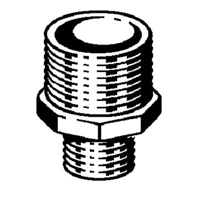 Viega Verloopnippel 1/2"X3/8" Bu. Brons
