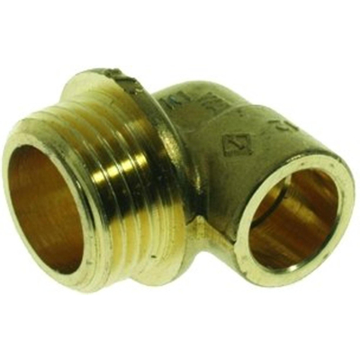 Vsh C1012 Knie 3/8"Bu.X12 Mm. Cap. Messing