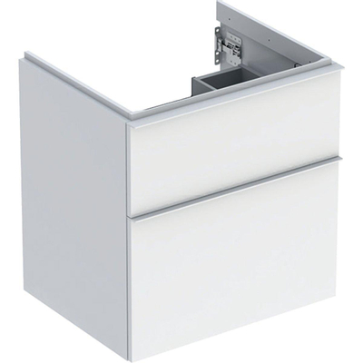 Geberit iCon wastafelonderkast 59.2x61.5x47.6cm 2 lades met softclose Spaanplaat Wit