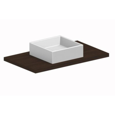 Royal Plaza Latona opzetwastafel 40x40cm zonder kraangat wit