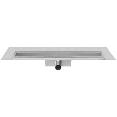 Easy Drain Compact 50 TAF wall douchegoot enkele plaat 90cm met zero/tegel design rooster RVS