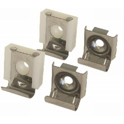 Royal Plaza Plena spiegel klemmen set 4 delig licht model rvs