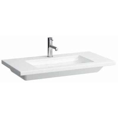 Laufen Living Square meubelwastafel 90x48x15cm 1 kraangat met overloop keramiek wit