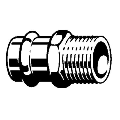 Viega Profipress G Overgangskoppeling SC buitendraad 42x1 1/4 brons