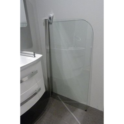 Royal Plaza Konya badklapwand 75x140cm chroom profiel en helder glas met clean coating