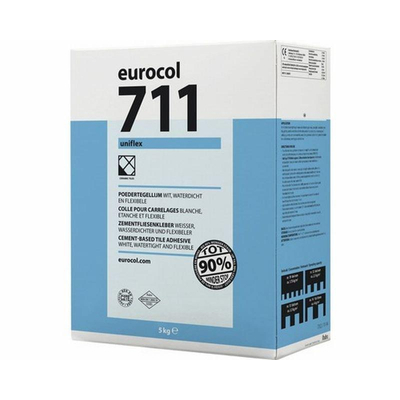 Eurocol Uniflex tegelpoederlijm a 5 kg. wit