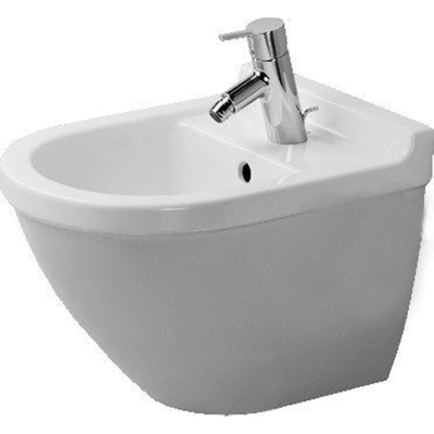 Duravit Starck 3 wandbidet Compact 36x475cm met verdekte bevestiging wit