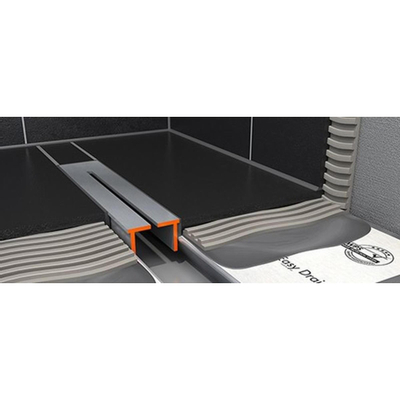 Easydrain Xs nano douchegoot 100cm waterslot 50 rvs geborsteld