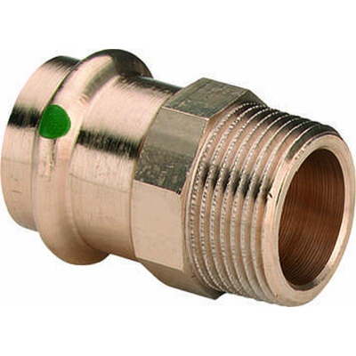 Viega Sanpress Overgangskoppeling SC buitendraad 15x1/2 brons