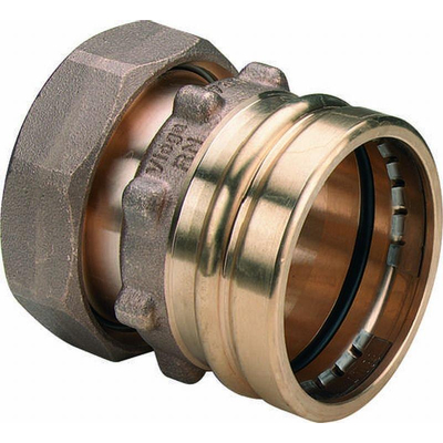 Viega Sanpress 2 delige koppeling SC binnendraad 28x1 1/2 brons