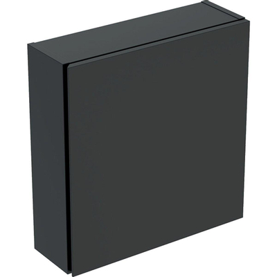 Geberit iCon bovenkast 45x46.7x15cm 1 deur zonder softclose Spaanplaat lava Mat