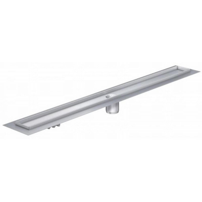 Aco Showerdrain c douchegoot 68,5x7cm 1,8cm hoog met vloerflens rvs