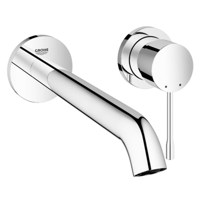 GROHE Essence New Wastafelkraan Inbouw - uitloop 23cm - L size - zonder waste - chroom