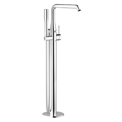 GROHE Essence New Afbouwdeel vrijstaande badkraan - omstel - draaibare uitloop 27.7cm - handdouche - doucheslang - chroom