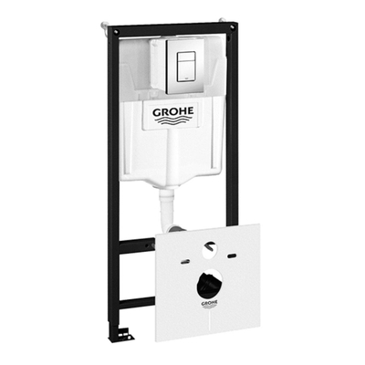 GROHE Rapid SL WC element voor voorwand of systeemwandmontage 113cm met bedieningsplaat Skate Cosmopolitan