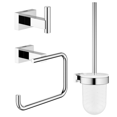 GROHE Essentials Cube accessoireset 3 in 1 chroom