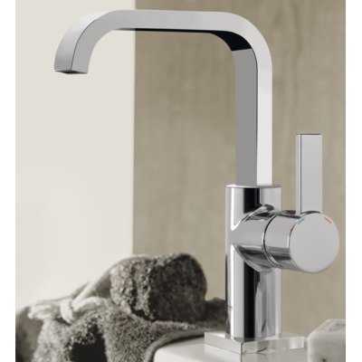 GROHE Allure wastafelmengkraan opbouw - standaard - zonder waste - gladde body - EcoJoy - chroom