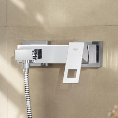 GROHE Eurocube douchekraan met koppelingen chroom