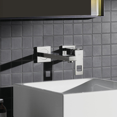 Grohe Eurocube afbouwdeel voor 2 gats inbouw wandkraan M size met uitloop 23cm chroom TWEEDEKANS