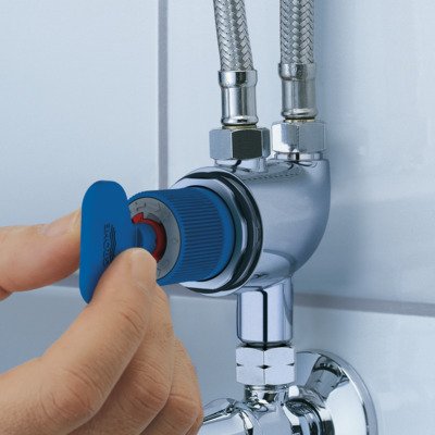 GROHE Grohtherm onderbouw thermostaat chroom