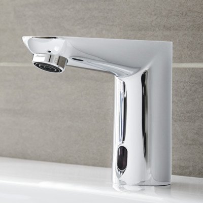 GROHE Euroeco Cosmopolitan E waterbesparende wastafelkraan infrarood zonder menging met trafo 230V chroom