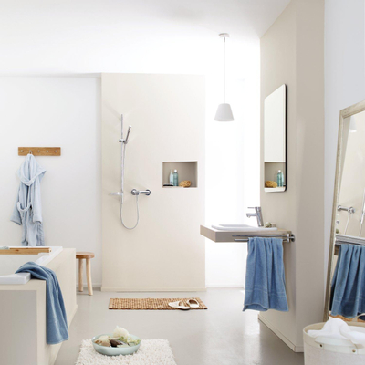 GROHE Concetto waterbesparendes wastafelkraan met inzinkbare ketting met 28mm ES cartouche chroom 2338110E