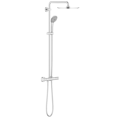 GROHE Euphoria xxl Regendoucheset Opbouw - hoofddouche 31cm - handdouche rond - supersteel