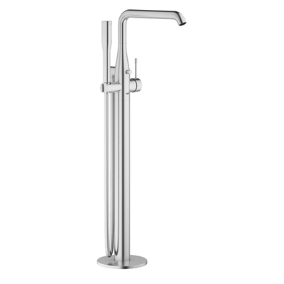 GROHE Essence New Afbouwdeel vrijstaande badkraan - omstel - draaibare uitloop 27.7cm - handdouche - doucheslang - supersteel