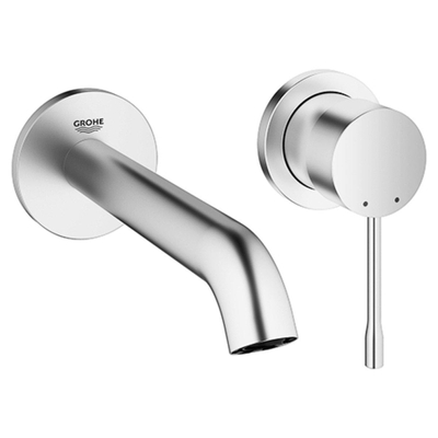 GROHE Essence New Wastafelkraan Inbouw - uitloop 18.3cm - M-size - inbouwdeel - supersteel