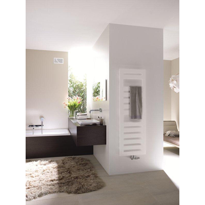 Zehnder Metropolitan Spa handdoekradiator 122.5x40cm 474watt Staal Wit glans