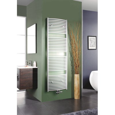 Royal Plaza Sorbus g radiator 60x120 n25 490w gebogen met midden aansluiting wit