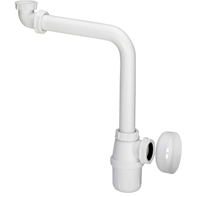 Viega kunststof meubelbekersifon 1 1/4x32mm ruimtebesparend met rozet