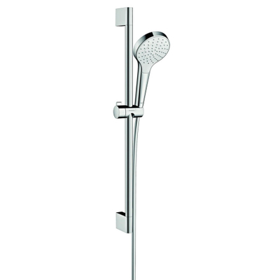 Hansgrohe Croma select s glijstangset 65cm 1jet wit chroom