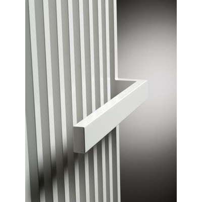 Vasco Arche VVR designradiator met vertikale buizen en handdoekbeugel rechts 1800x470mm 1050W antraciet