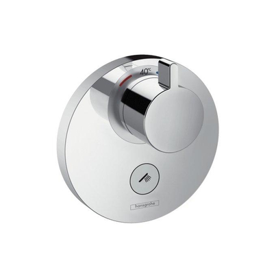 Hansgrohe ShowerSelect S afbouwdeel voor inbouwkraan thermostatisch met Highflow met 1 stopkraan voor 1 douchefunctie chroom