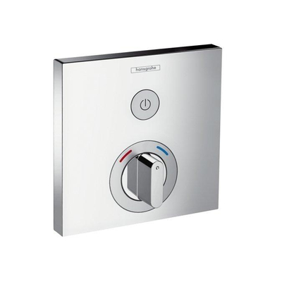 Hansgrohe ShowerSelect afbouwdeel voor inbouwkraan thermostatisch met 1 stopkraan voor 1 douchefunctie chroom