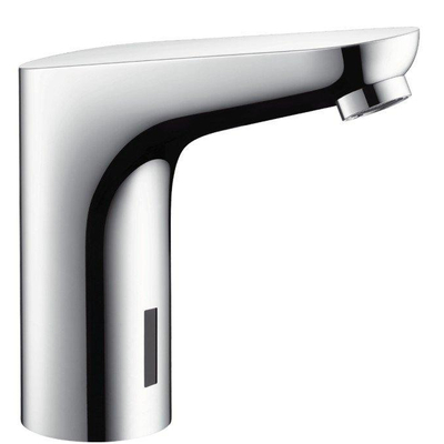 Hansgrohe Focus E2 wastafelkraan electronisch met sensor (batterij) voor koud of voorgemengd water chroom