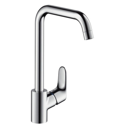 Hansgrohe Focus E2 keukenkraan met hoge draaibare uitloop instelbaar 110 graden, 150 graden en 360 graden chroom