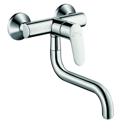 Hansgrohe Focus keukenkraan voor wandmontage chroom