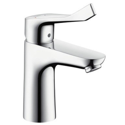 Hansgrohe Focus Care wastafelkraan met ComfortZone 100 met verlengde greep 12.1cm EcoSmart met waste chroom