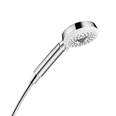 Hansgrohe Crometta 100 Multi handdouche met rain turbo rain en massagestraal wit/chroom