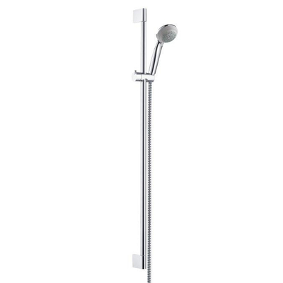 Hansgrohe Crometta 85 Unica glijstangset inclusief Crometta 85 handdouche 1 jet 90cm chroom