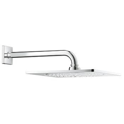 GROHE Rainshower F-series 10 Hoofddouche - 25.4x25.4cm - 1 straalsoort - wandarm 28.6cm - chroom