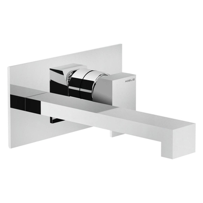 Royal plaza Zenon wastafelkraan inbouw - 20cm uitloop - chroom