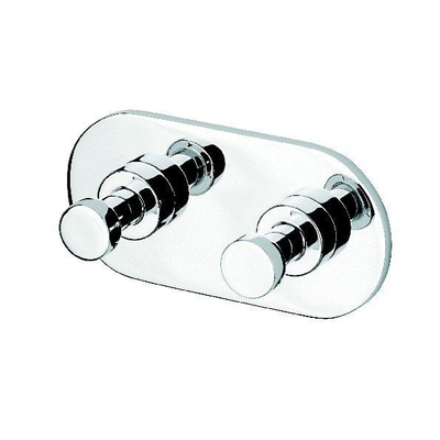 Geesa Nemox Handdoekhaak dubbel Chroom